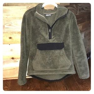 The North Face Sherpa half-zip hoodie